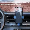 Suporte para automóvel usams ZJ063 para painel ou para-brisas, ângulo ajustável