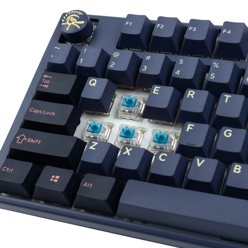 Teclado Ducky One 3 TKL Gaming USB US inglês azul