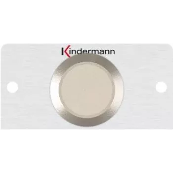 Kindermann Konnect 50 alumínio - faceplate modular snap-in