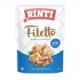 Comida húmida para cães RINTI Filetto filete de frango com pato 100 g — alimento completo para cães adultos, 14% proteína, 82% humidade