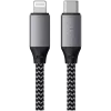 Cabo USB Satechi ST-TCL10M 0,25 m USB-C USB-C/Lightning preto cinzento