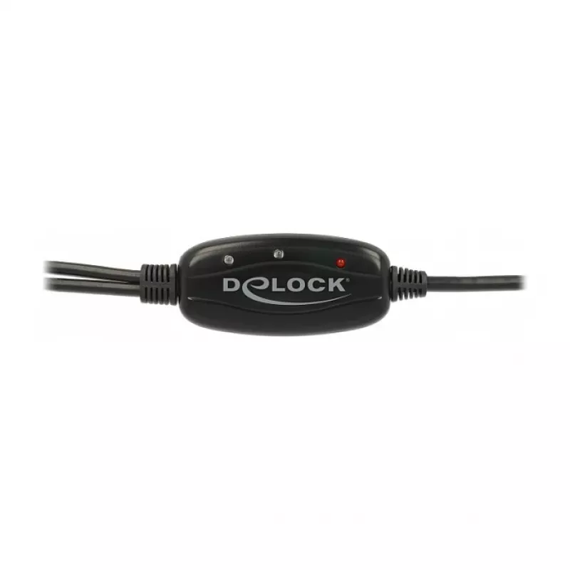 Cabo série DeLOCK 63466 USB Type-A DB-9 1,5 m preto verde amarelo
