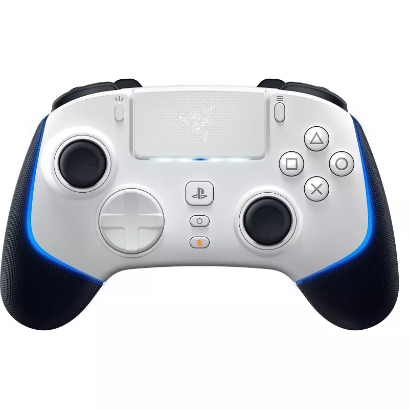 Razer Wolverine V2 Pro - comando - PC - PlayStation 5 - D-Pad - botão de menu - analógico / digital - com fios e sem fios - branco