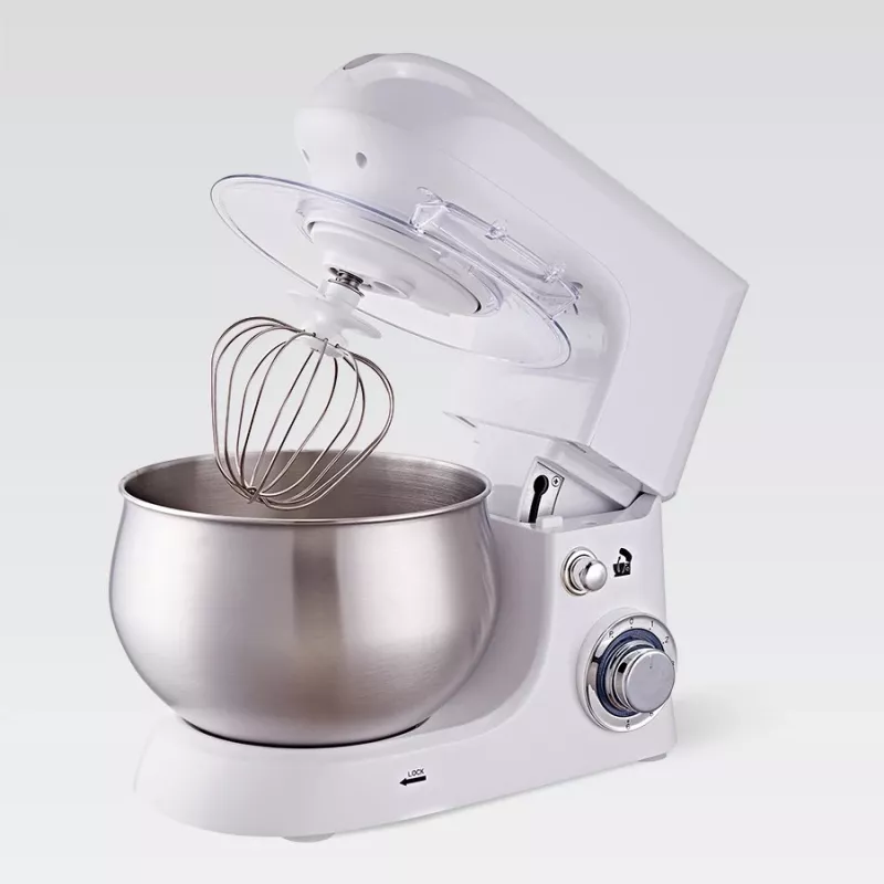 Batedeira planetária Maestro MR-559, copo de aço inoxidável de 5,0 L, 2000 W, 6 velocidades, botão rotativo