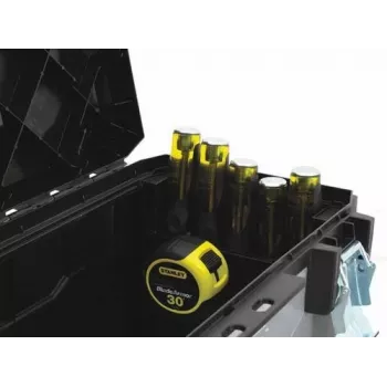 Caixa de ferramentas/peças pequenas Stanley 1-95-616 Preto, Cinzento