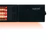 Aquecedor infravermelhos SUNRED RDS-15W-B Fortuna Wall 1500 W, preto, IP55, montagem na parede
