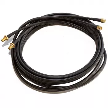 Poynting - Acessório para antena - Cabo - A-CAB-92 - 5 m cabo Twin HDF-195 Low Loss ficha SMA para conector fêmea SMA (A-CAB-092)