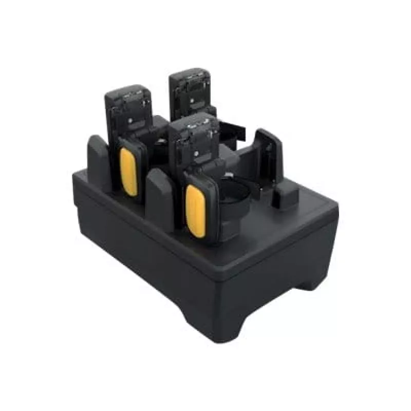 Carregador de bateria Zebra CRD-RS51-4SCHG-01 para leitor de códigos de barras, DC