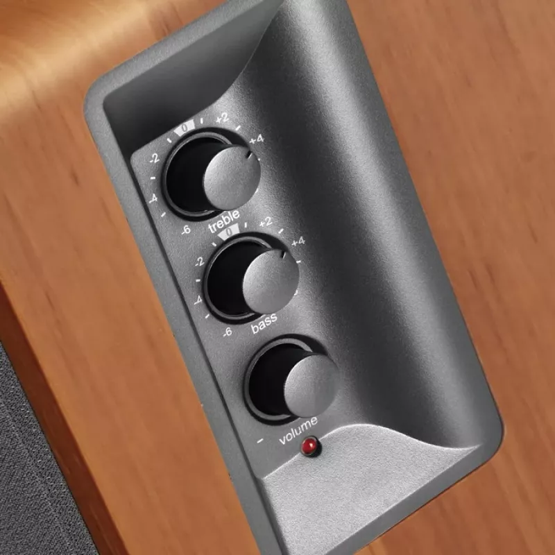 Edifier Studio R1280Ts 2.0 madeira/prateado Retail