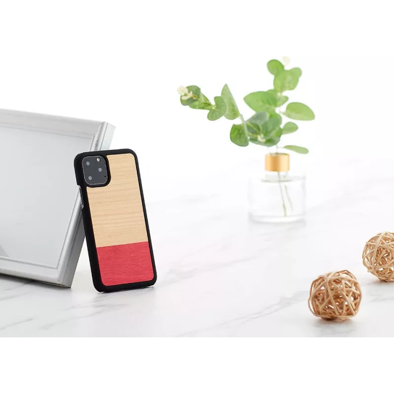 Capa para smartphone man and wood para iPhone 11 Pro, preto, design Mismatch