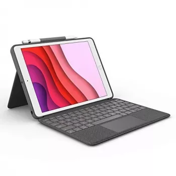 Capa de teclado Logitech Combo Touch para iPad 7.ª, 8.ª, 9.ª geração