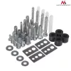 Maclean MC-760 suporte de parede para TV de 26–55 polegadas, VESA 100×100–400×400, máx. 30 kg, inclinação ±15°, distância à parede 7–46 cm, metal, preto