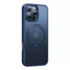 Capa protetora Torras Ostand Pro para iPhone 16 Pro, azul, design fino