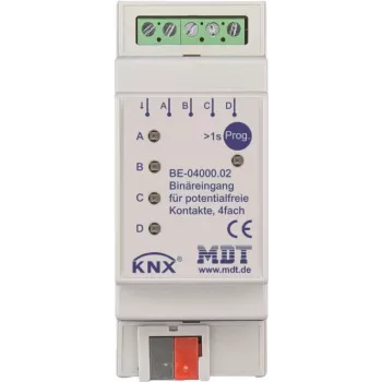 MDT BE-04000.02 Entrada binária 4 vias, 2TE, REG (BE-04000.02)
