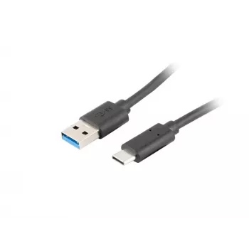 Cabo USB Lanberg CA-USBO-31CU-0018-BK 1,8 m USB 3.2 Gen 1 (3.1 Gen 1) USB-C USB-A preto (CA-USBO-31CU-0018-BK)