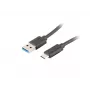 Cabo USB Lanberg CA-USBO-31CU-0018-BK 1,8 m USB 3.2 Gen 1 (3.1 Gen 1) USB-C USB-A preto (CA-USBO-31CU-0018-BK)
