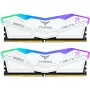 DIMM 32 GB DDR5-6000 (2x 16 GB) kit duplo, memória branca, FF4D532G6000HC30DC01, Delta RGB, INTEL XMP