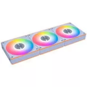 Ventoinha para caixa sem fios Lian Li UNI FAN 12CL1W3W branca — 120mm, compatível com hub PWM, modular