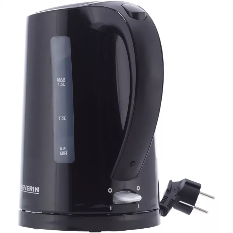 Severin WK 3498 chaleira elétrica 1,5 L 2200 W preto