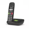Gigaset E290A Telefone analógico/DECT com identificação de chamadas Preto