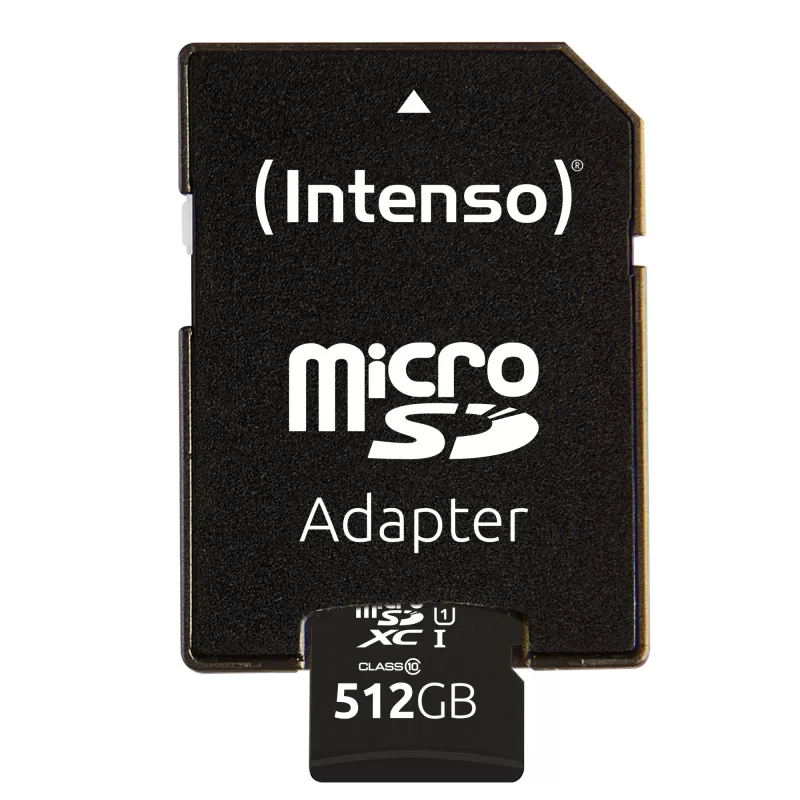 Cartão de memória Intenso 512GB UHS-I microSD CL10