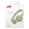 Headset JVC HA-S59W com fios e sem fios arco de cabeça música/dia a dia USB Type-C Bluetooth bege