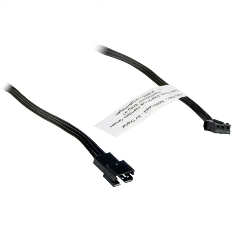 Kit de iluminação para caixa de computador INTER-TECH RS-042 RGB — fita LED RGB 1000 mm, 10 mm de largura, preto