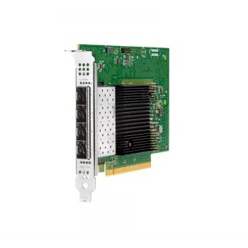 Hewlett Packard Enterprise Intel E810-XXVDA4 – Adaptador de rede – PCIe 4.0 x16 – 25 Gigabit SFP28 x 4 – para Edgeline e920, ProLiant DL20 Gen10, DL325 Gen10, DL345 Gen10, DL360 Gen10