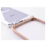 Capa com colar para smartphone Lookabe para iPhone Xs Max – acabamento dourado nude