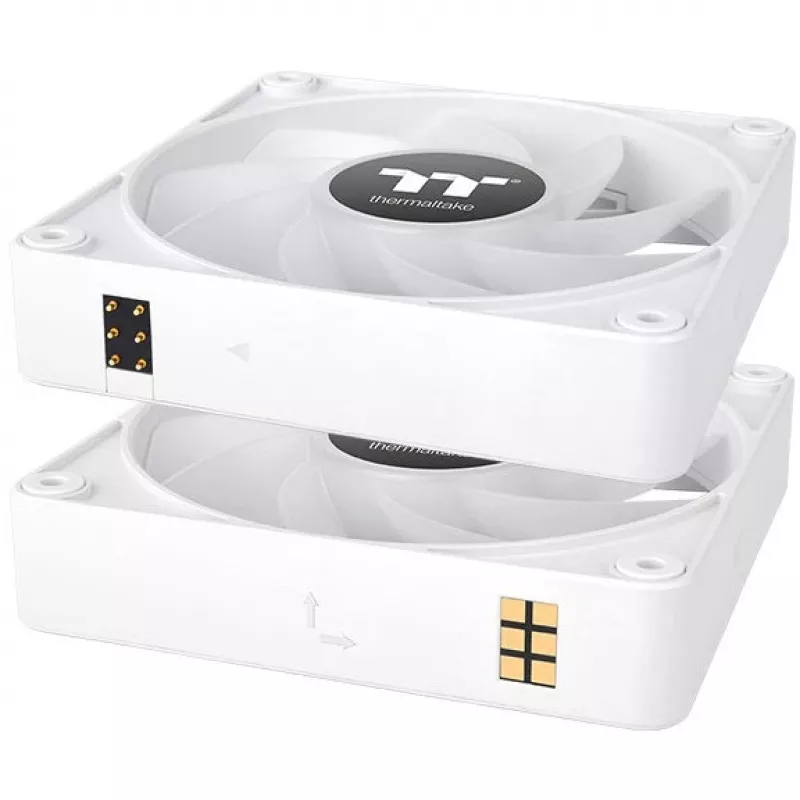 Ventoinha Thermaltake CT140 EX Reverse ARGB Sync ventoinha de arrefecimento para PC Branco (pack de 3)