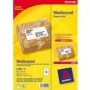Etiquetas de envio Avery L7992-25 resistentes às intempéries autoadesivas brancas
