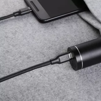Cabo USB-C Aukey CB-CC1P 1 m, 60W PD, USB-C para USB-C