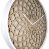 Relógio de parede NeXtime 3150be Sun Small, Ø35 cm, bege