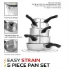 Conjunto de panelas Russell Hobbs RH00543EU7 — 5 peças, antiaderente, lavável na máquina de lavar louça