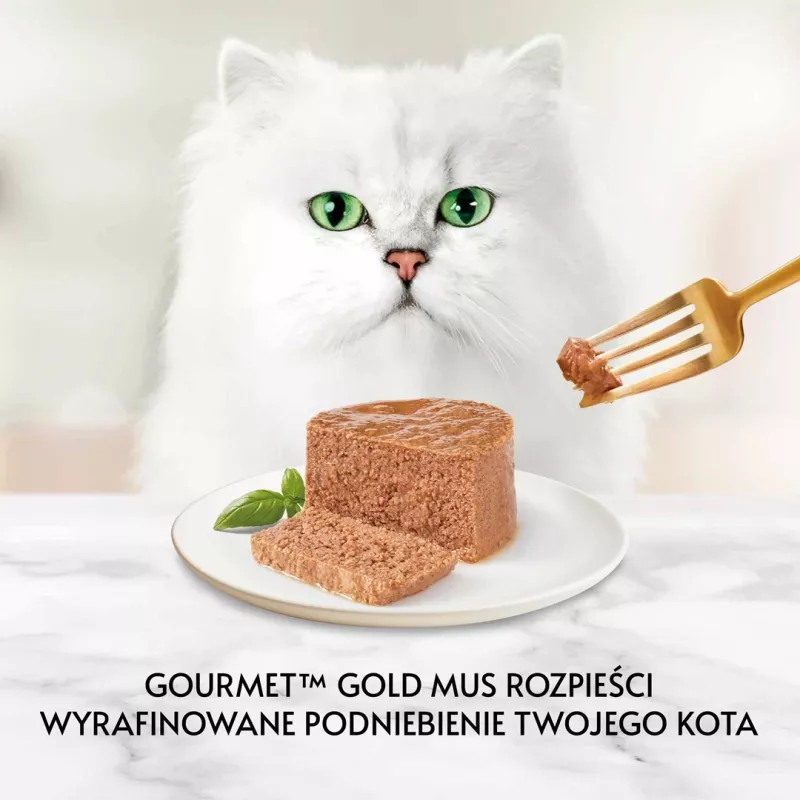 Comida húmida para gatos Purina Nestlé GOURMET Gold peru 85 g lata para gatos adultos, fórmula para excesso de peso