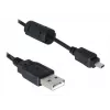 DeLOCK 82414 Cabo USB para conector de câmara digital (Nikon 8 pinos UC-E6), 1,83 m, preto