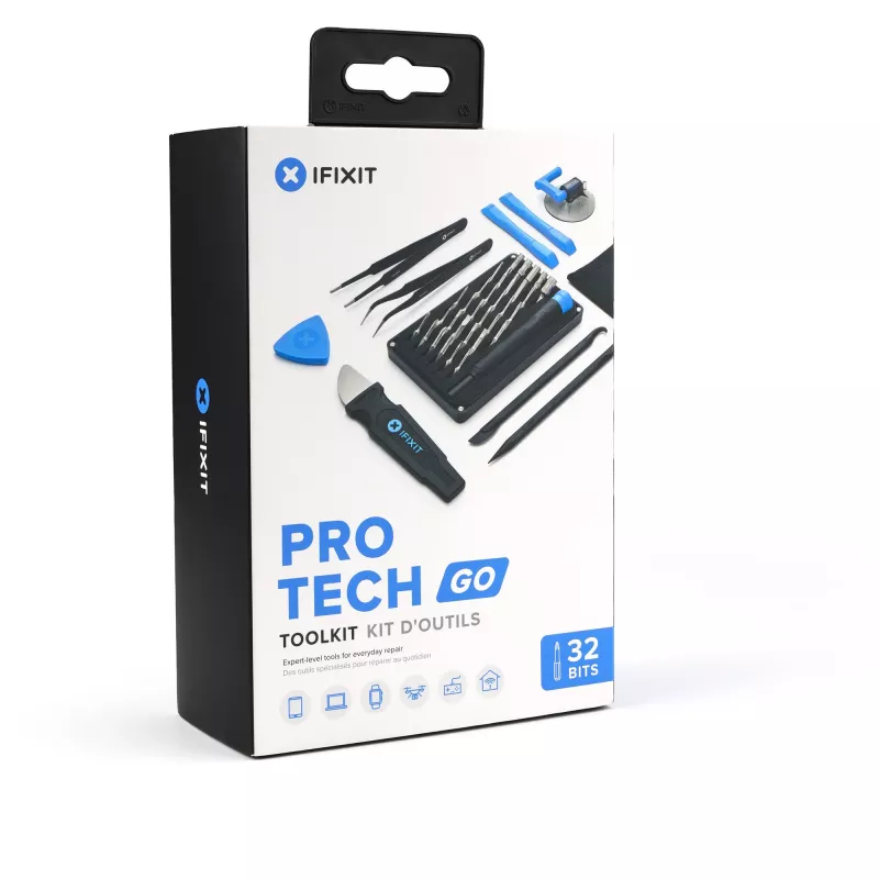Conjunto de ferramentas de reparação iFixit Pro Tech GO IF145-783-1 para reparações de eletrónica, conjunto portátil