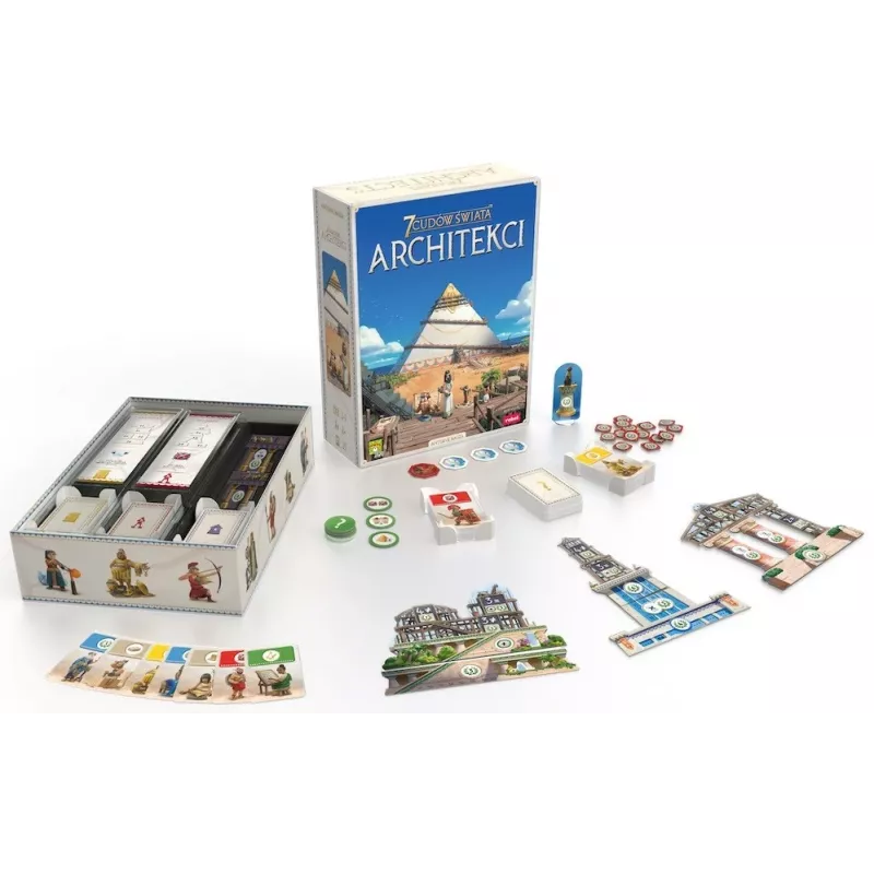 Jogo de tabuleiro 7 MARAVILHAS DO MUNDO - ARQUITETOS (VERSÃO POLACA)