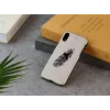 Capa para smartphone man and wood para iPhone XR, Indian preto, capa rígida protetora