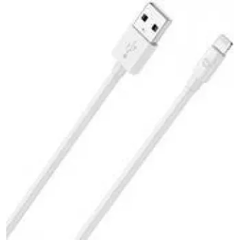 Cabo para telemóvel RealPower 385240 2m USB A Lightning branco