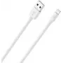 Cabo para telemóvel RealPower 385240 2m USB A Lightning branco