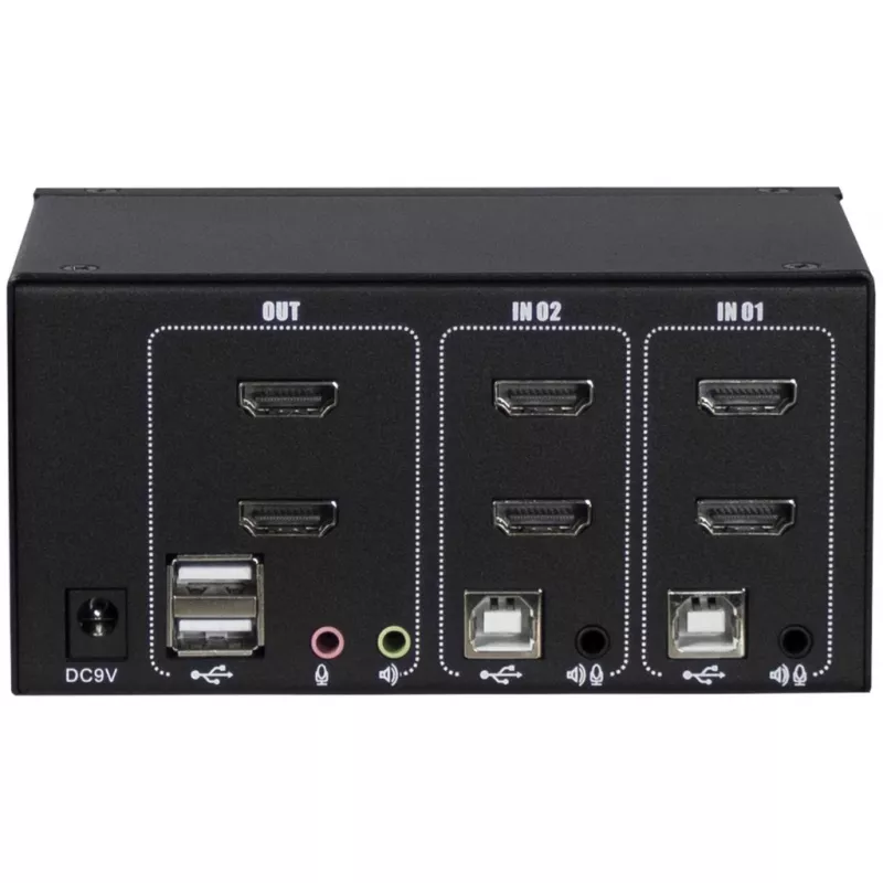 Comutador KVM Inter-Tech AS-22HA HDMI