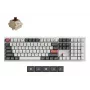 Teclado mecânico Full-Size Keychron Q6 Ultra 8K – USB, RF sem fios, Bluetooth, RGB, branco