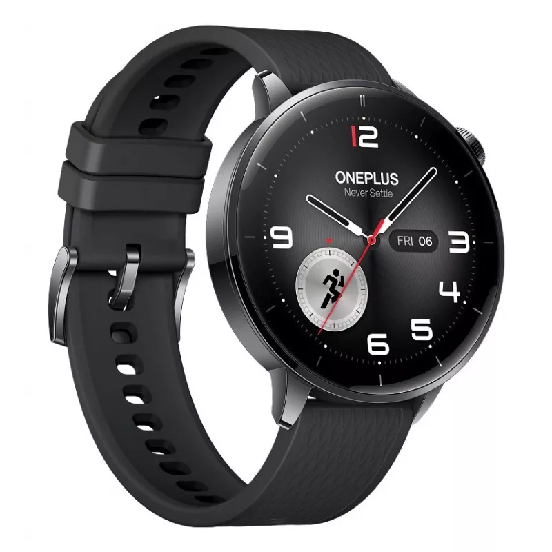 OnePlus Watch 3 smartwatch, 43 mm, AMOLED de 1,32 polegadas, GPS, preto