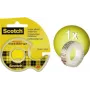 Fita adesiva dupla face Scotch + suporte 12mm x 6,3 136D-MDEU