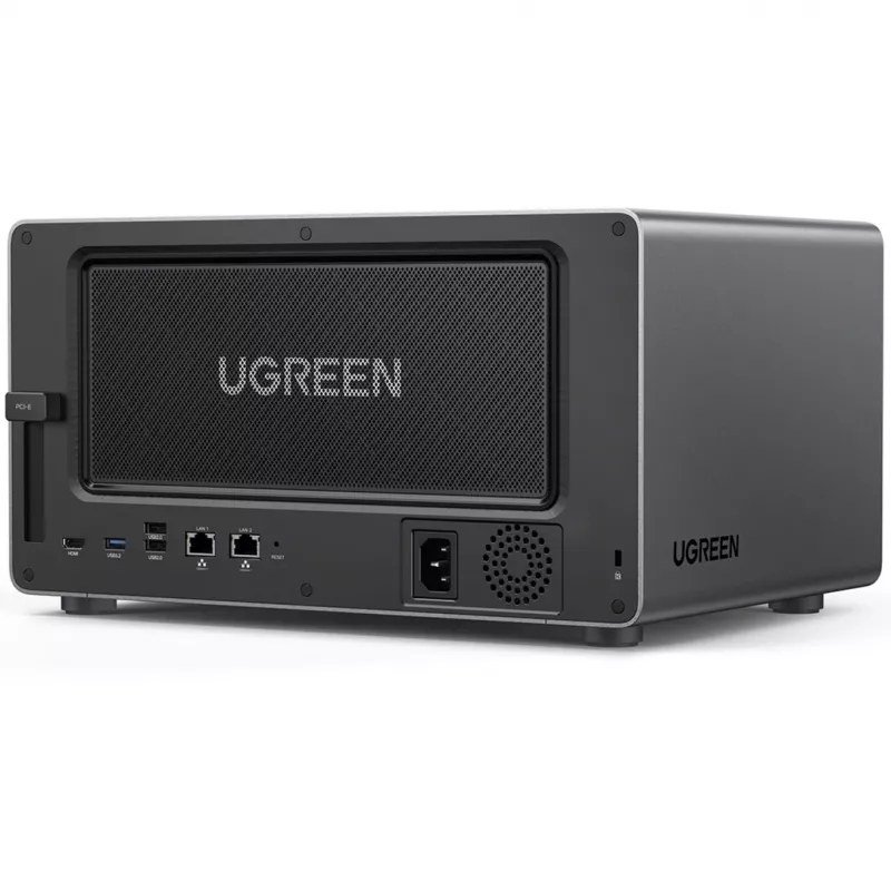 UGREEN NASync DXP8800 Plus NAS 8 baías 0/8 SATA + 0/2 M.2 SSD, 2x 10GbE, 8GB RAM