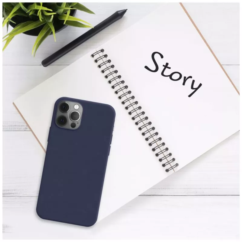 Capa traseira para telemóvel FIXED para Samsung Galaxy A17 4G/5G — borracha azul, capa protetora traseira