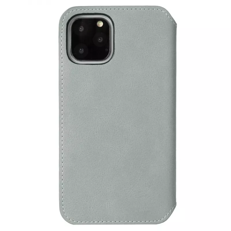 Capa para telemóvel Krusell Sunne para Apple iPhone 11 Pro — cinzento vintage, capa folio com compartimento para cartões