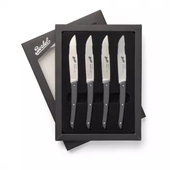 Berkel Conjunto de facas de bife 4 peças cor preta