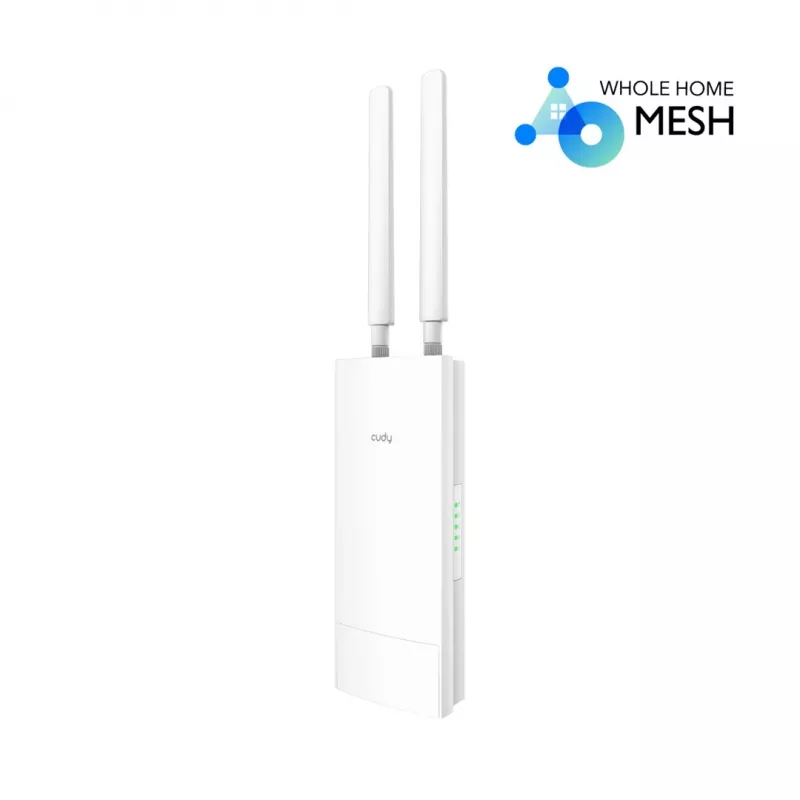 Access Point Outdoor Cudy AP3000 Outdoor — Banda dupla 2.4/5 GHz, IP65, PoE, 1x RJ-45, 2× antenas externas RP‑SMA